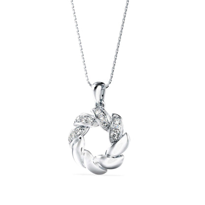 Diamond Glorify Pendant White Gold