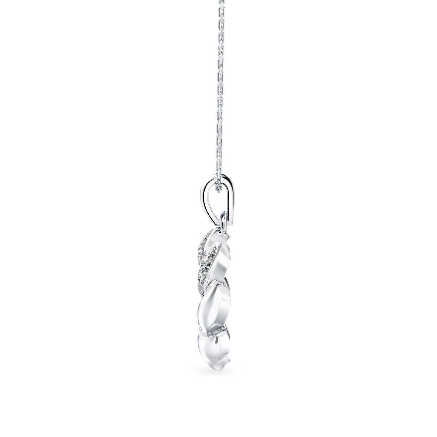 Diamond Glorify Pendant White Gold