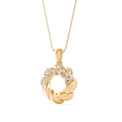 Diamond Glorify Pendant Yellow Gold