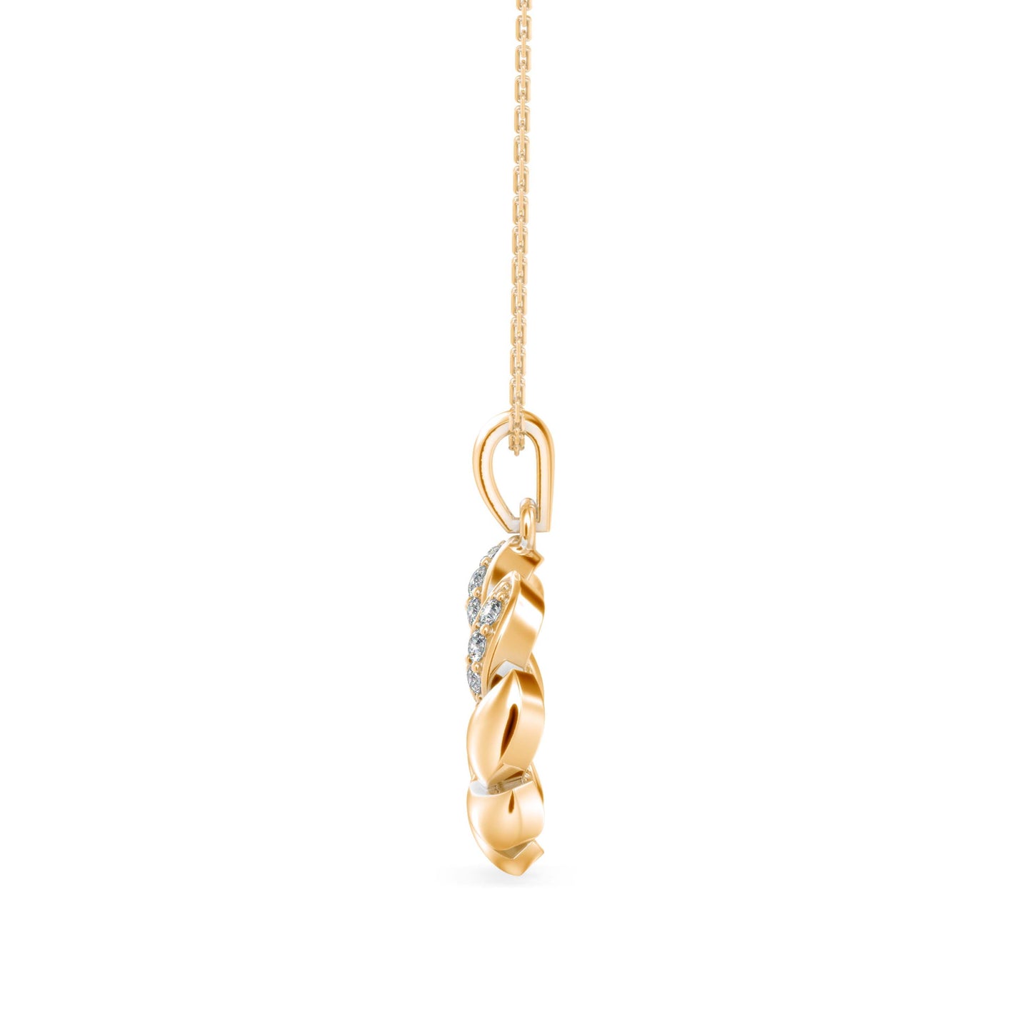 Diamond Glorify Pendant Yellow Gold