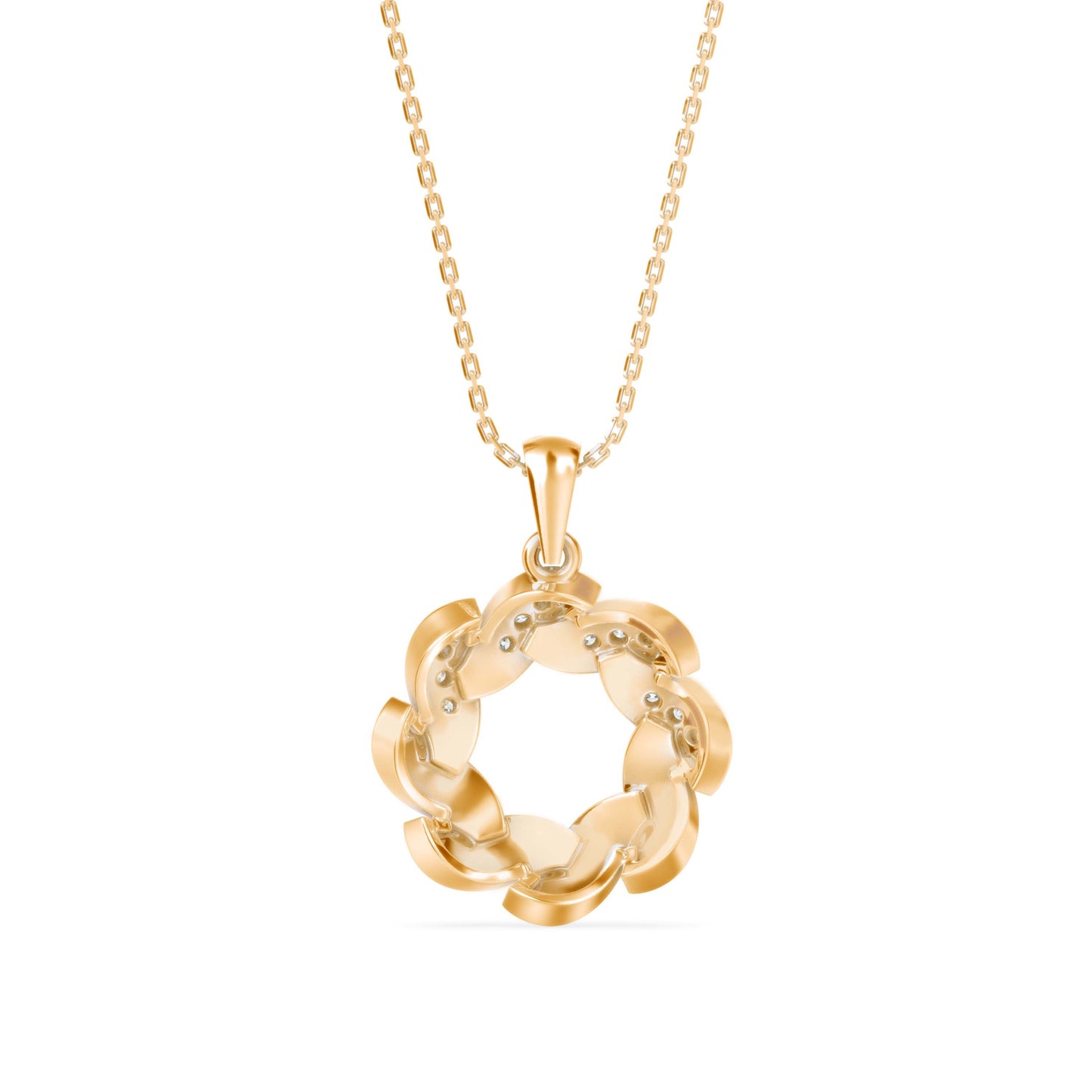 Diamond Glorify Pendant Yellow Gold