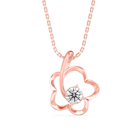 Amor Diamond Pendant Rose Gold