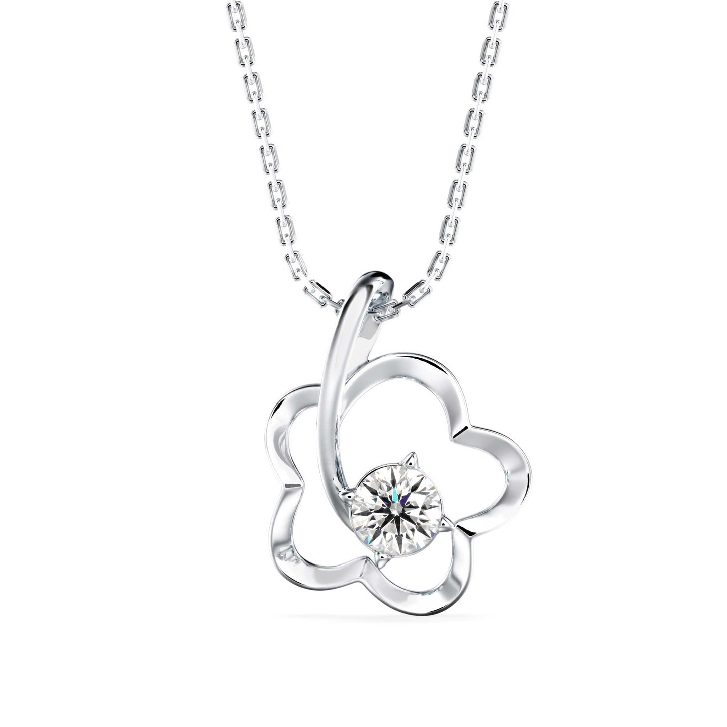 Amor Diamond Pendant Platinum