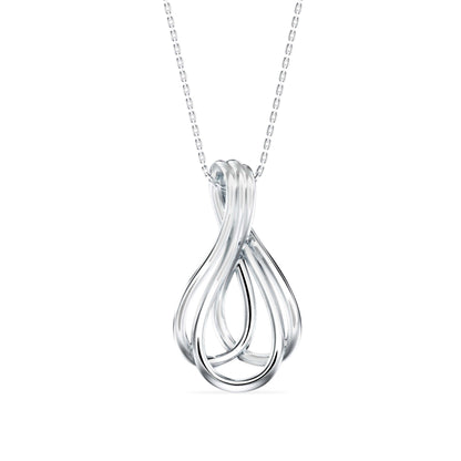 Covel Charm Diamond Pendant White Gold