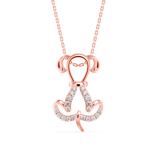 Marvelous Diamond Pendant Rose Gold