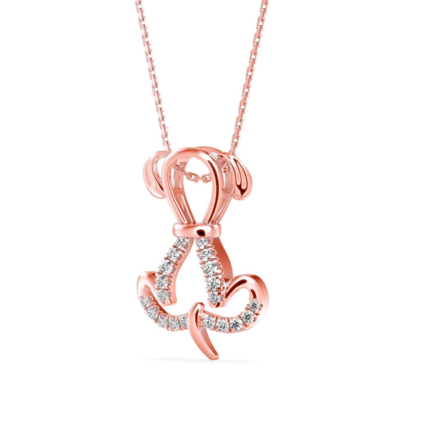 Marvelous Diamond Pendant Rose Gold