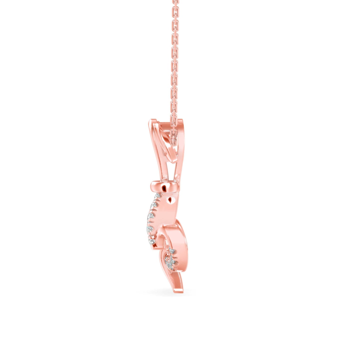 Marvelous Diamond Pendant Rose Gold