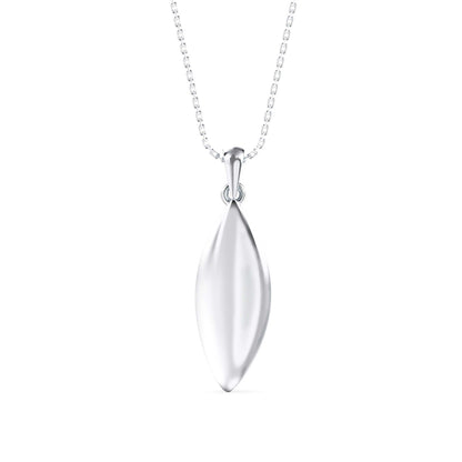 Dainty Charm Diamond Pendant Platinum