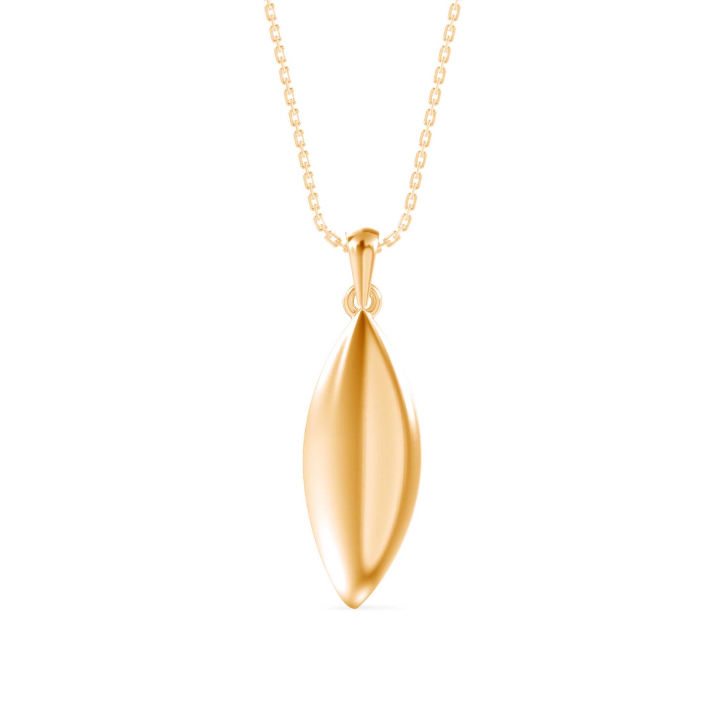 Dainty Charm Diamond Pendant Yellow Gold