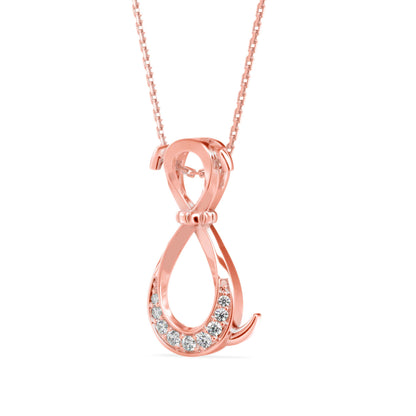 Profusion Charm Diamond Pendant Rose Gold