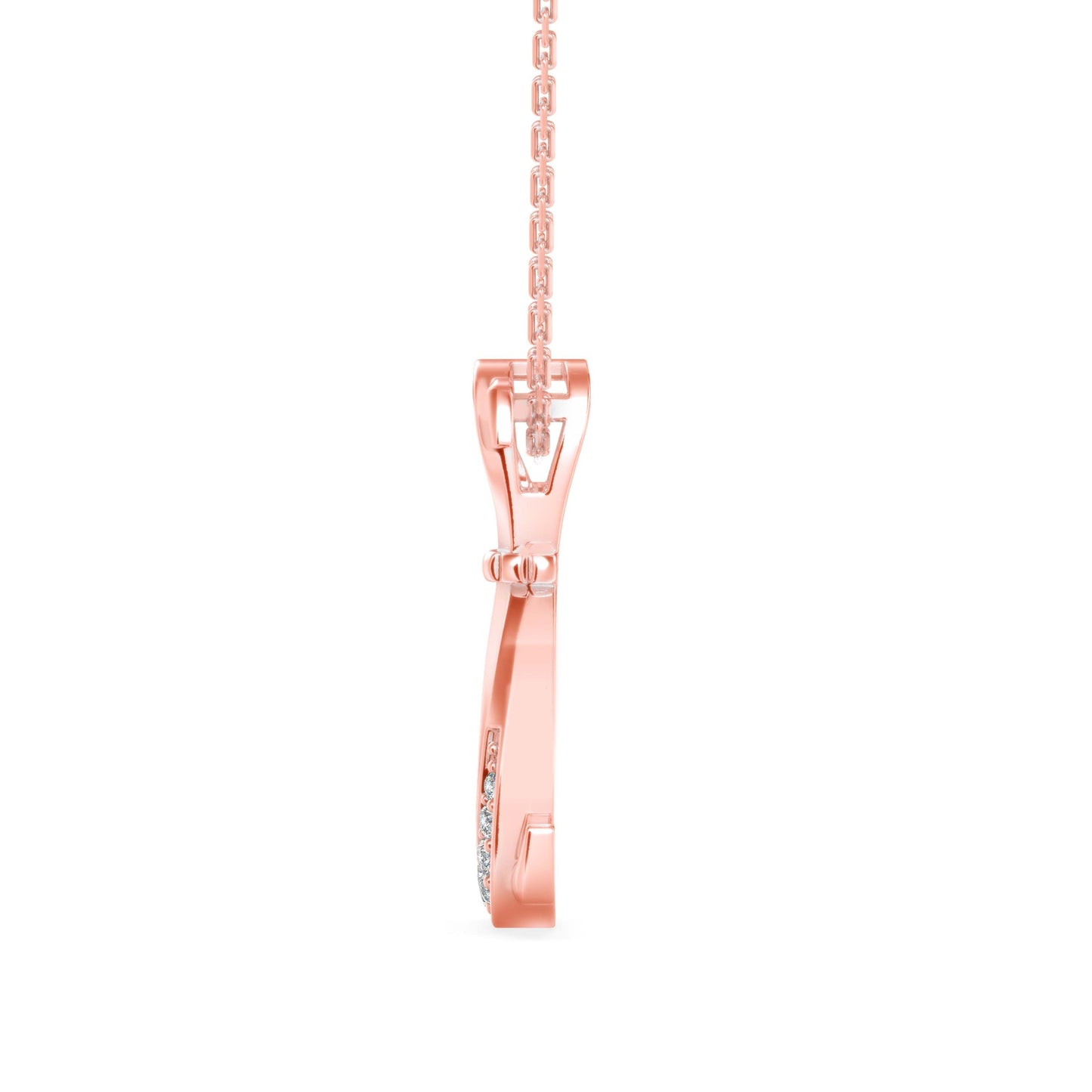 Profusion Charm Diamond Pendant Rose Gold