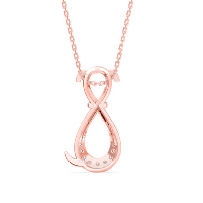 Profusion Charm Diamond Pendant Rose Gold