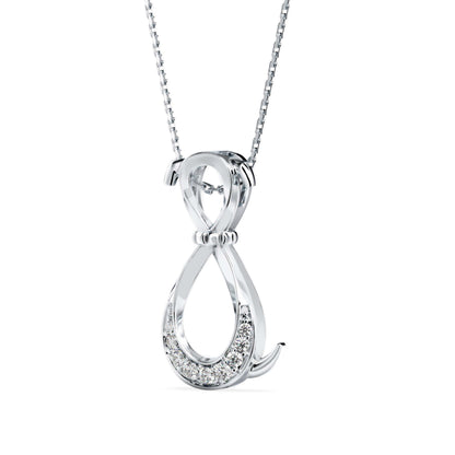 Profusion Charm Diamond Pendant White Gold