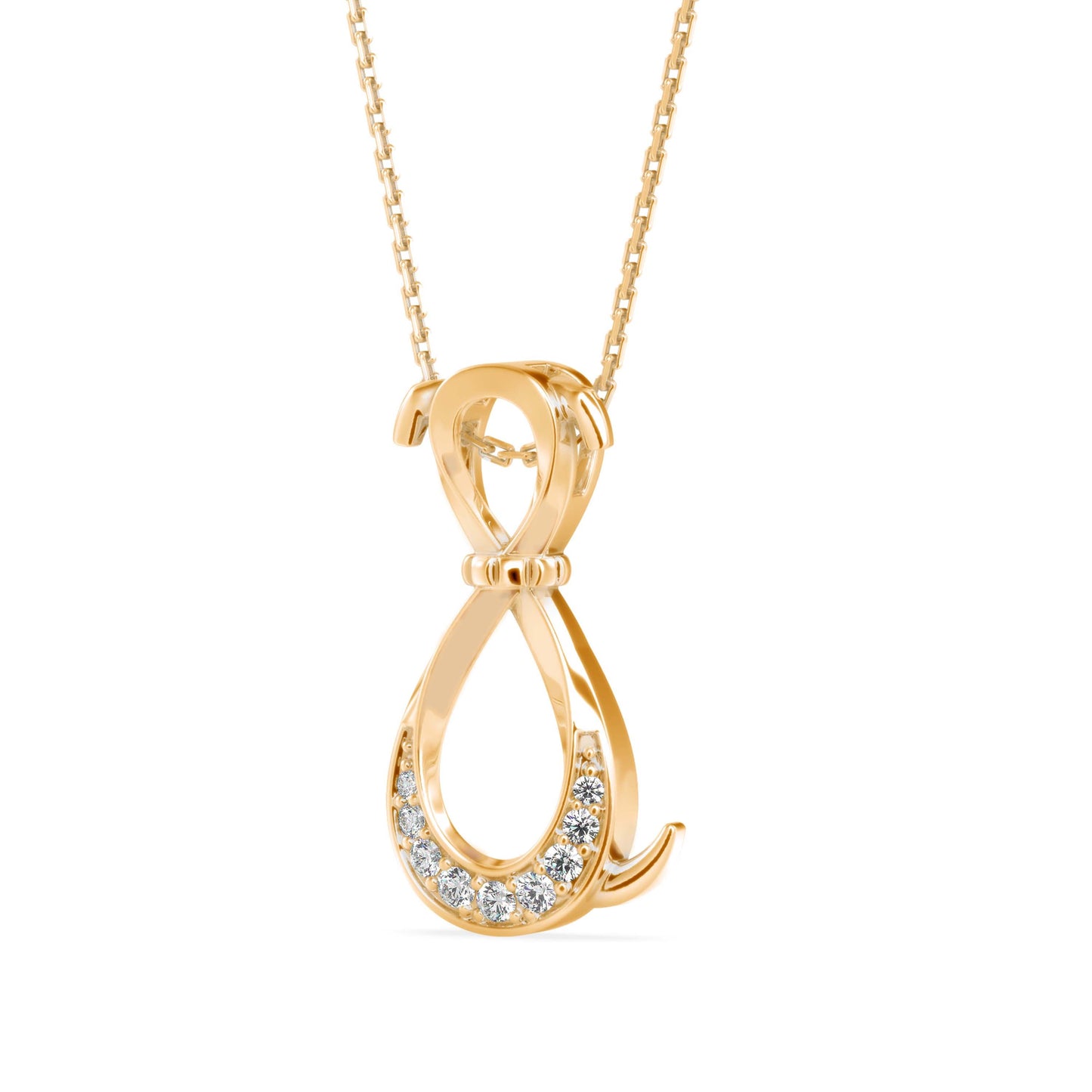 Profusion Charm Diamond Pendant Yellow Gold