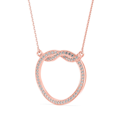 Infinite Shimmer Pendant Rose Gold