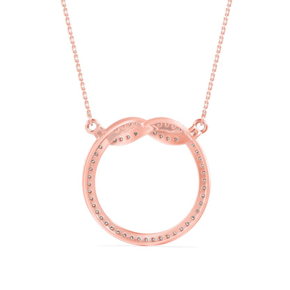 Infinite Shimmer Pendant Rose Gold