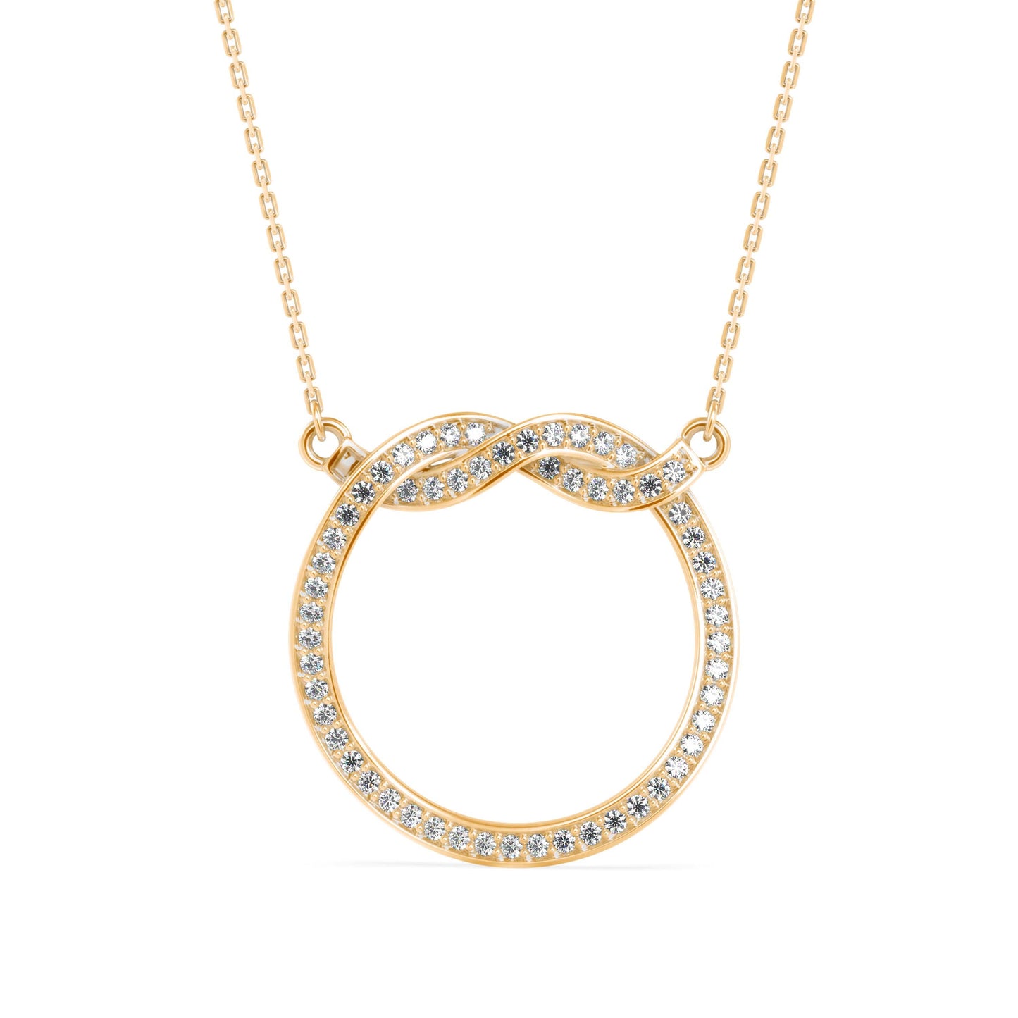 Infinite Shimmer Pendant Yellow Gold