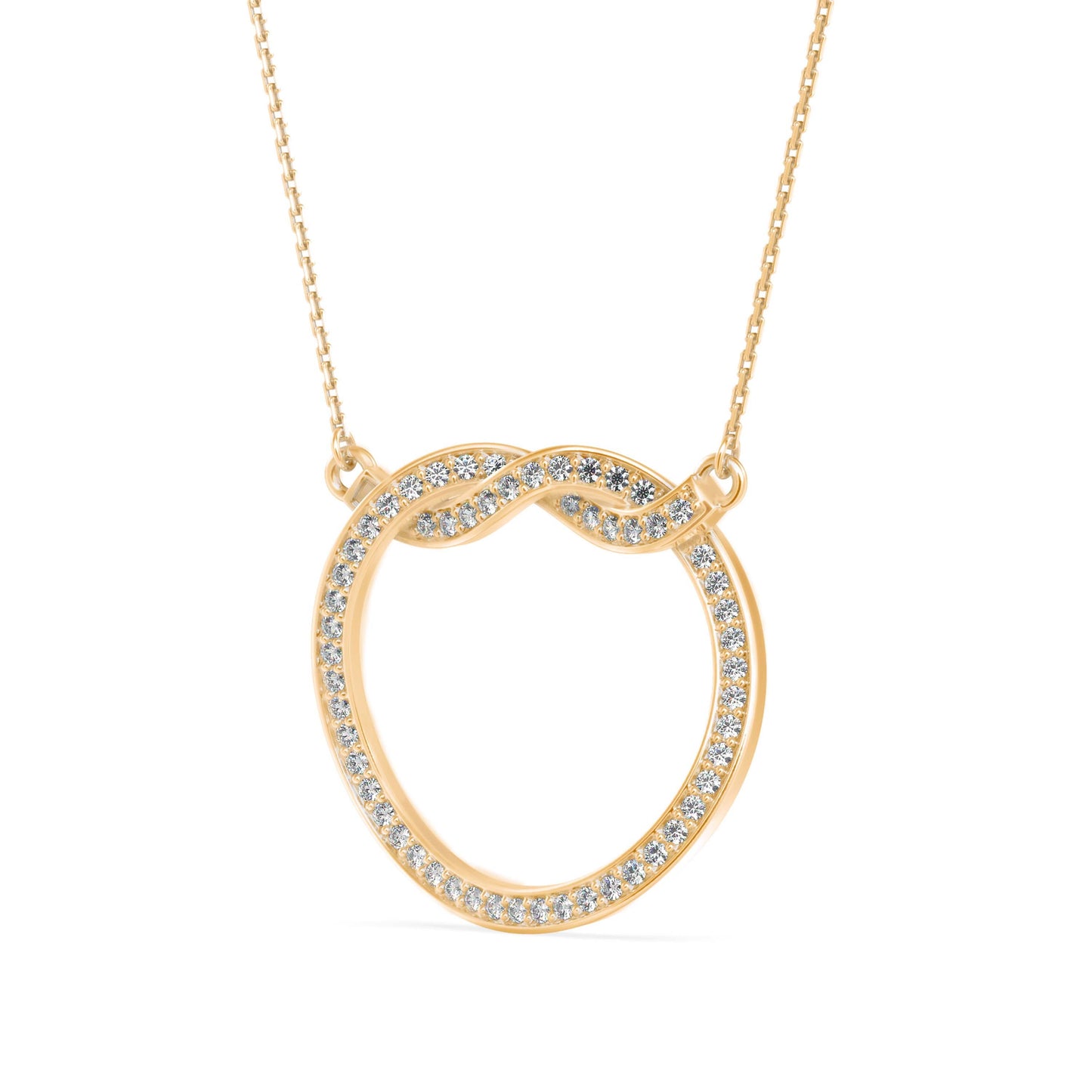 Infinite Shimmer Pendant Yellow Gold