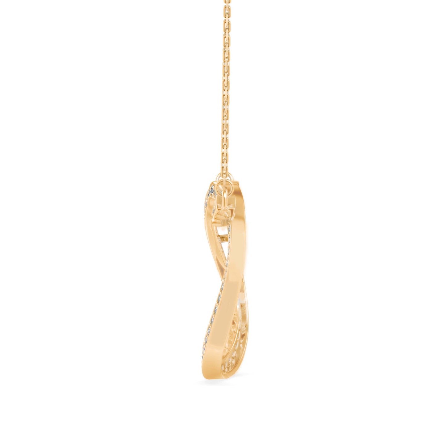 Infinite Shimmer Pendant Yellow Gold