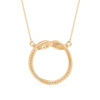 Infinite Shimmer Pendant Yellow Gold