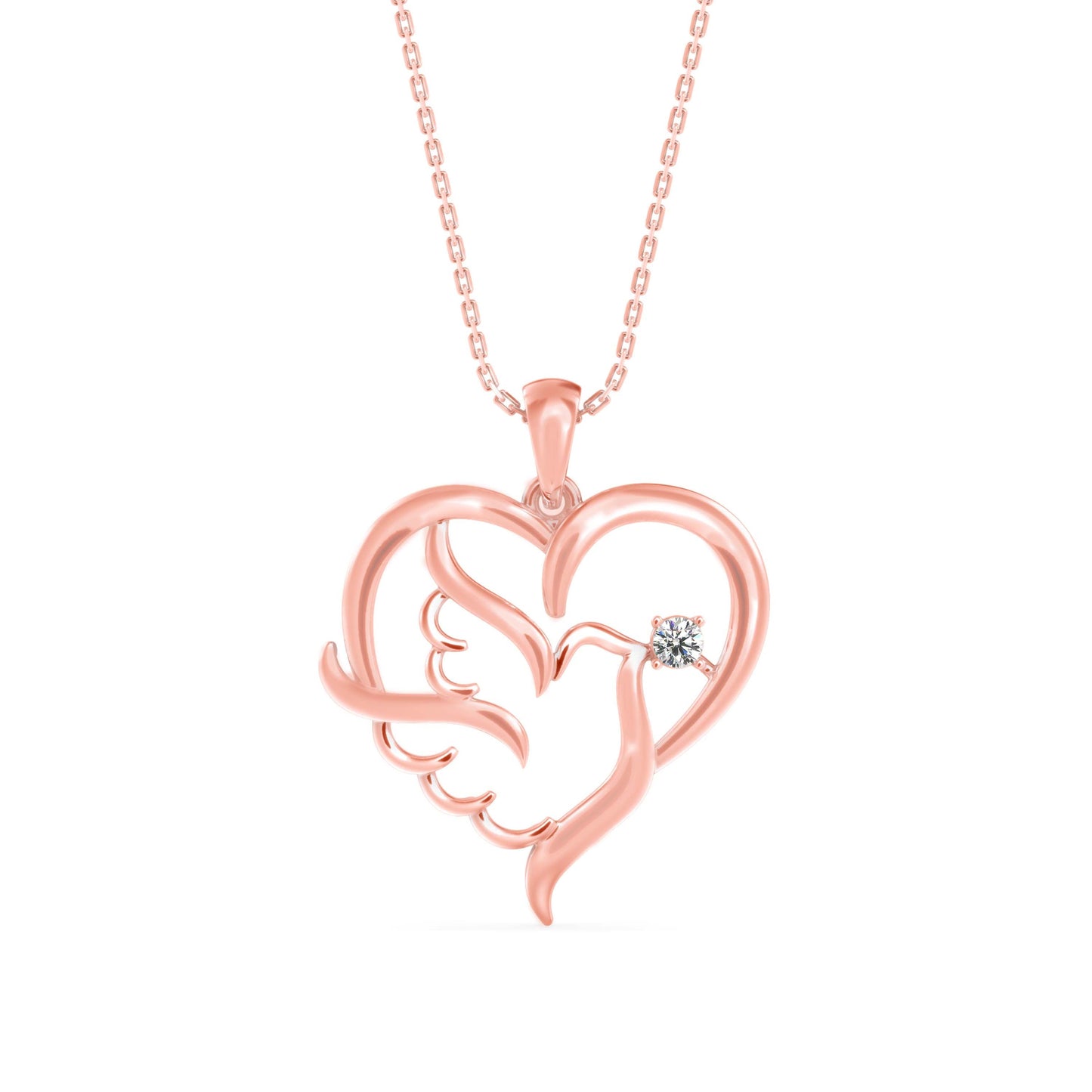 Whimsical Charmer Charm Pendant Rose Gold