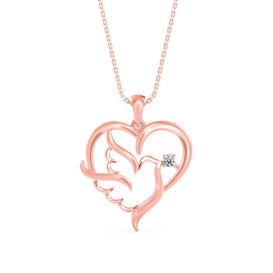 Whimsical Charmer Charm Pendant Rose Gold