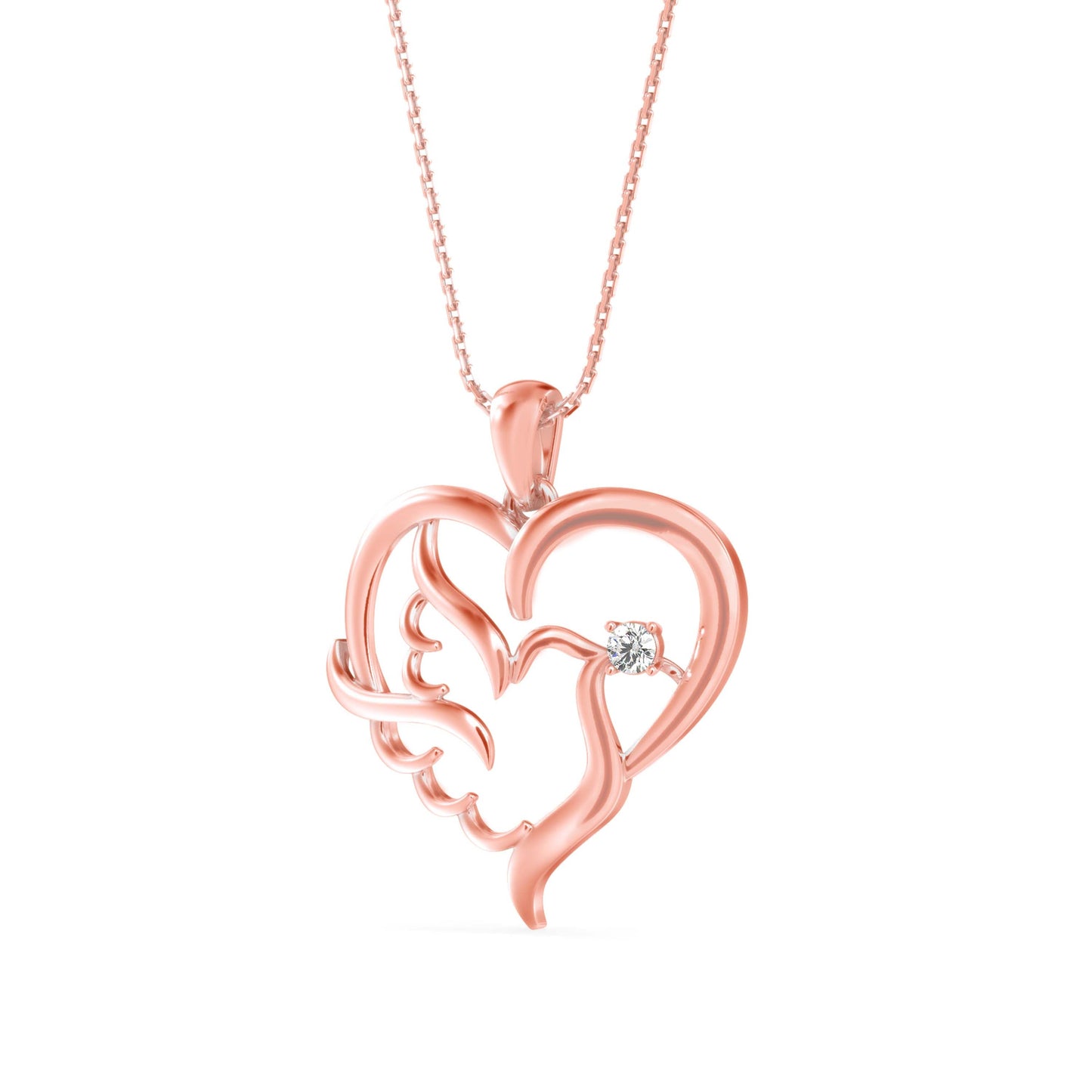 Whimsical Charmer Charm Pendant Rose Gold