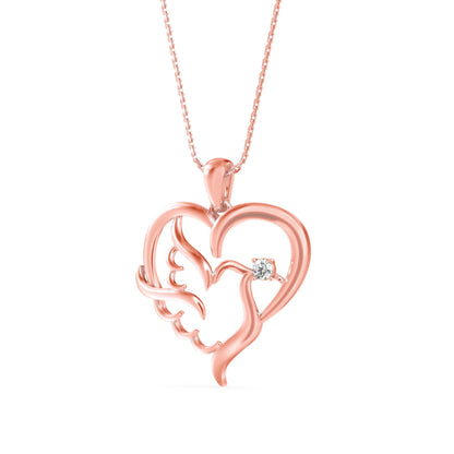 Whimsical Charmer Charm Pendant Rose Gold