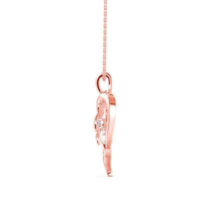 Whimsical Charmer Charm Pendant Rose Gold