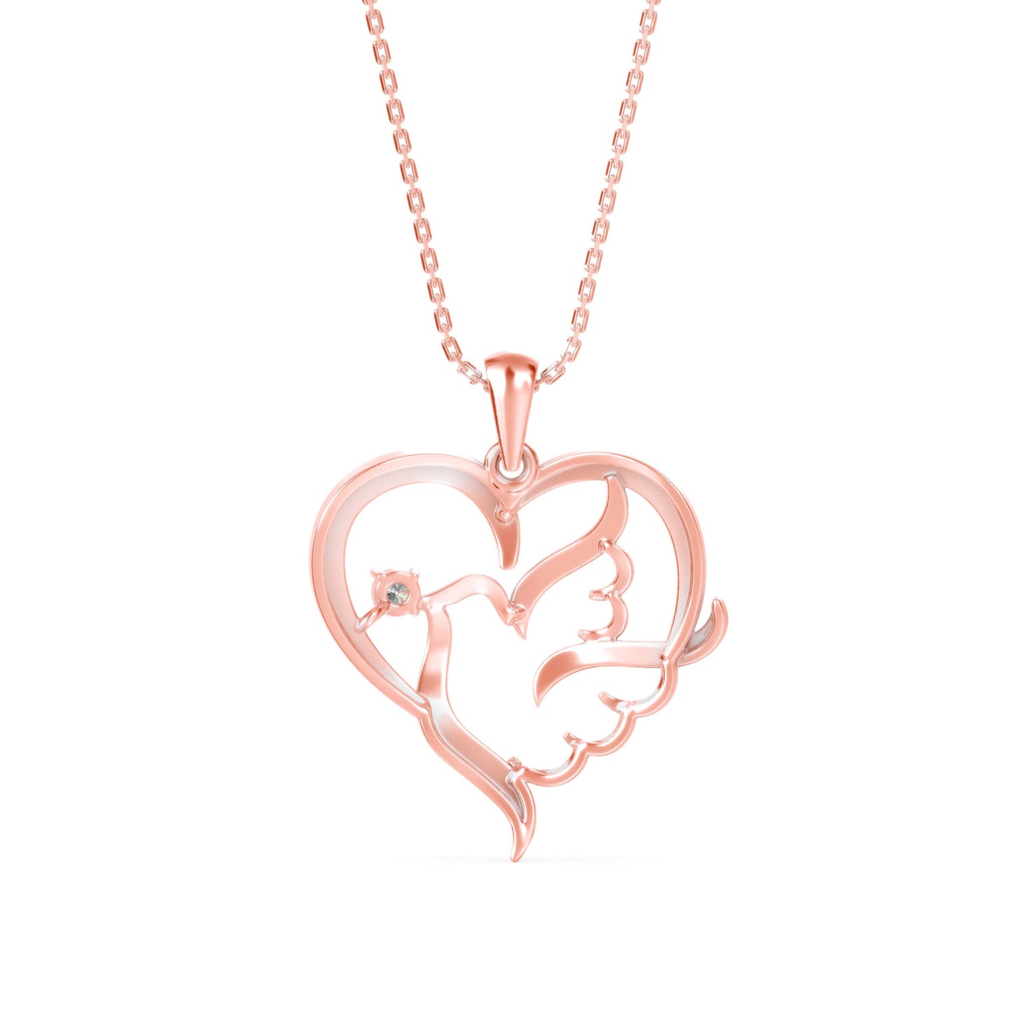 Whimsical Charmer Charm Pendant Rose Gold