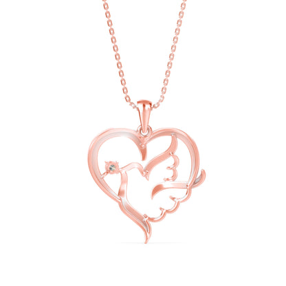 Whimsical Charmer Charm Pendant Rose Gold