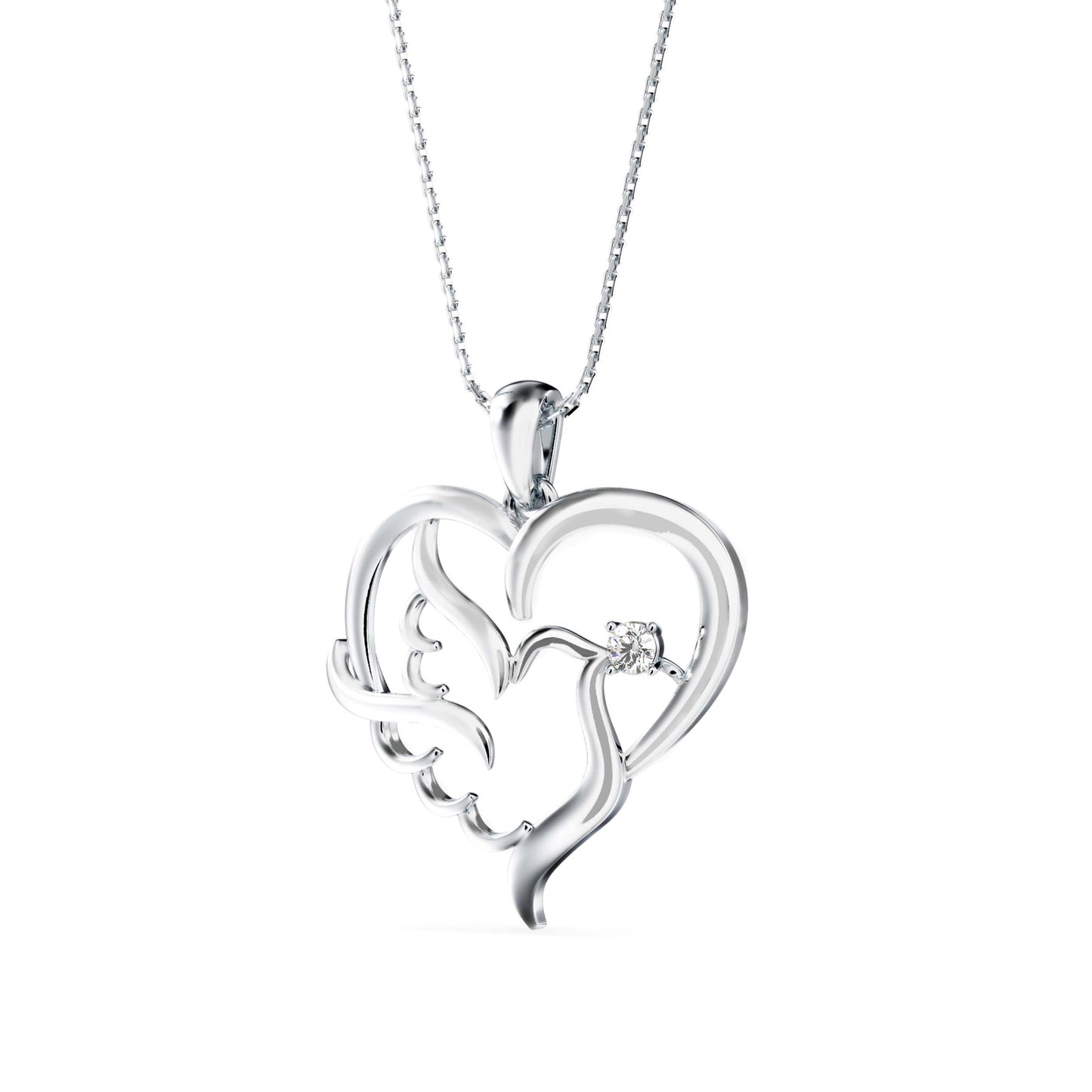 Whimsical Charmer Charm Pendant Platinum