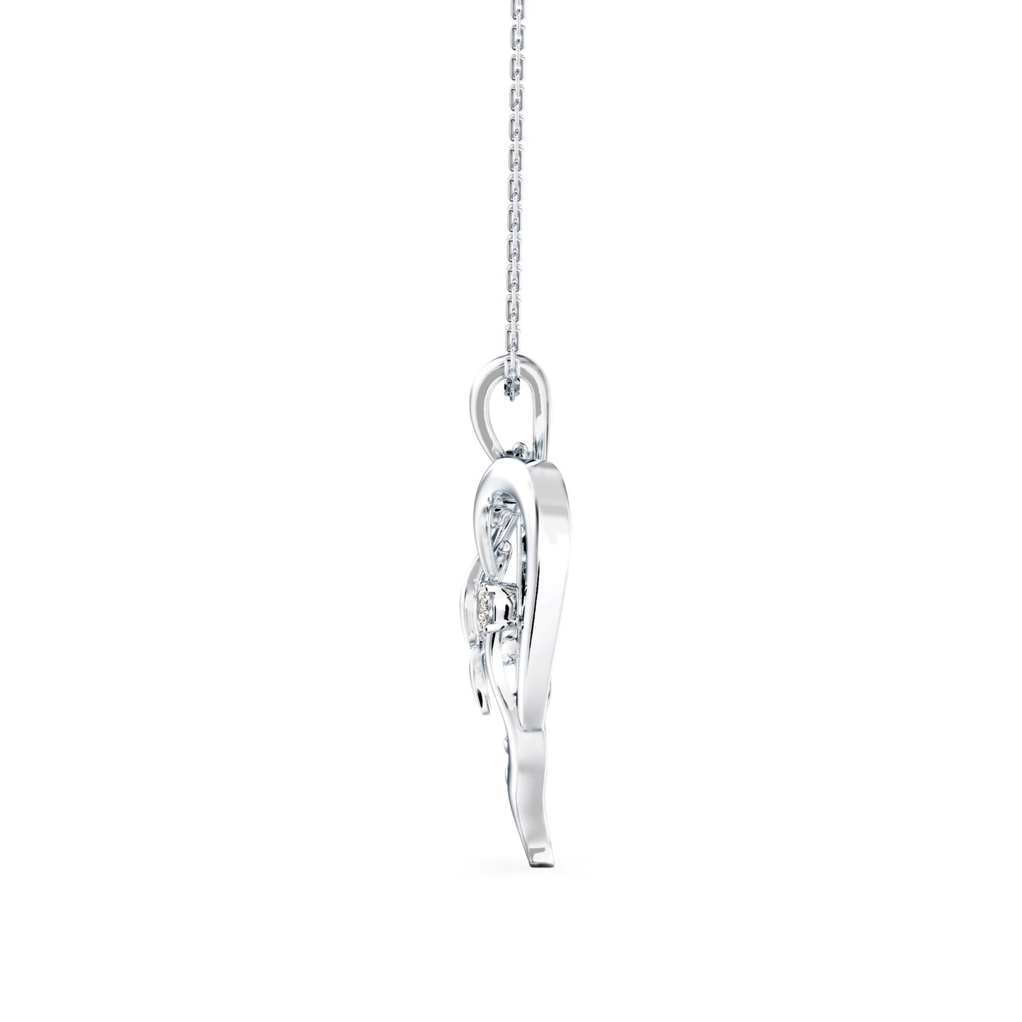 Whimsical Charmer Charm Pendant Platinum