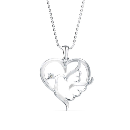 Whimsical Charmer Charm Pendant Platinum