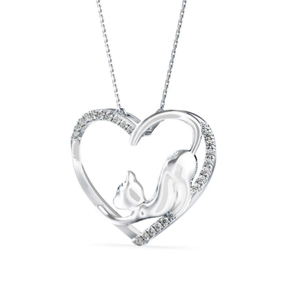 Foal Diamond Pendant Platinum