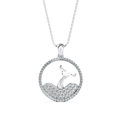 Gleam Diamond Pendant Platinum