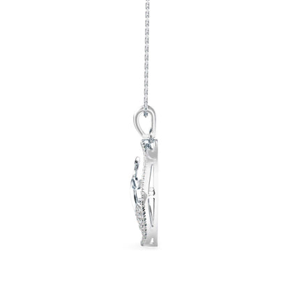 Gleam Diamond Pendant Platinum