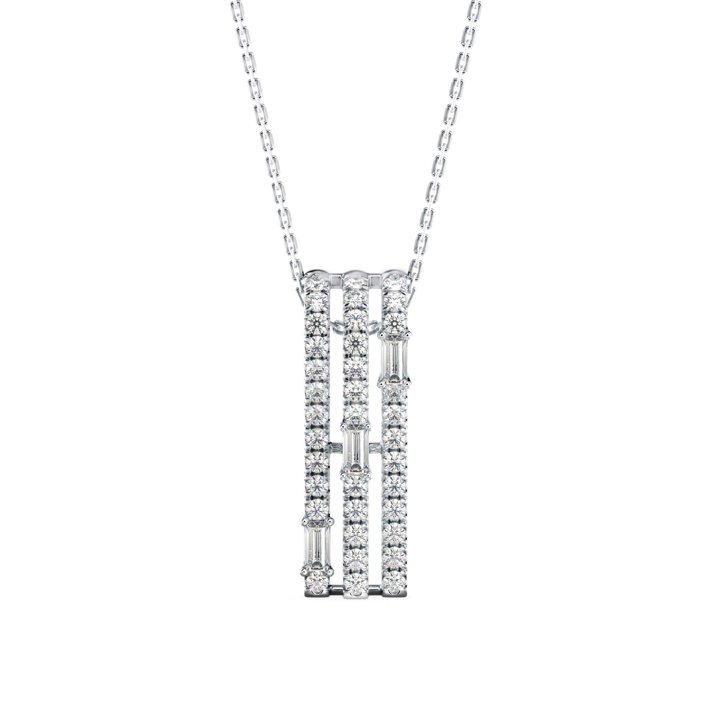 Savor Charm Diamond Pendant Platinum