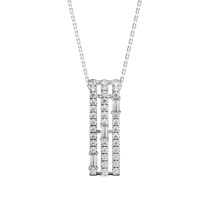 Savor Charm Diamond Pendant Platinum