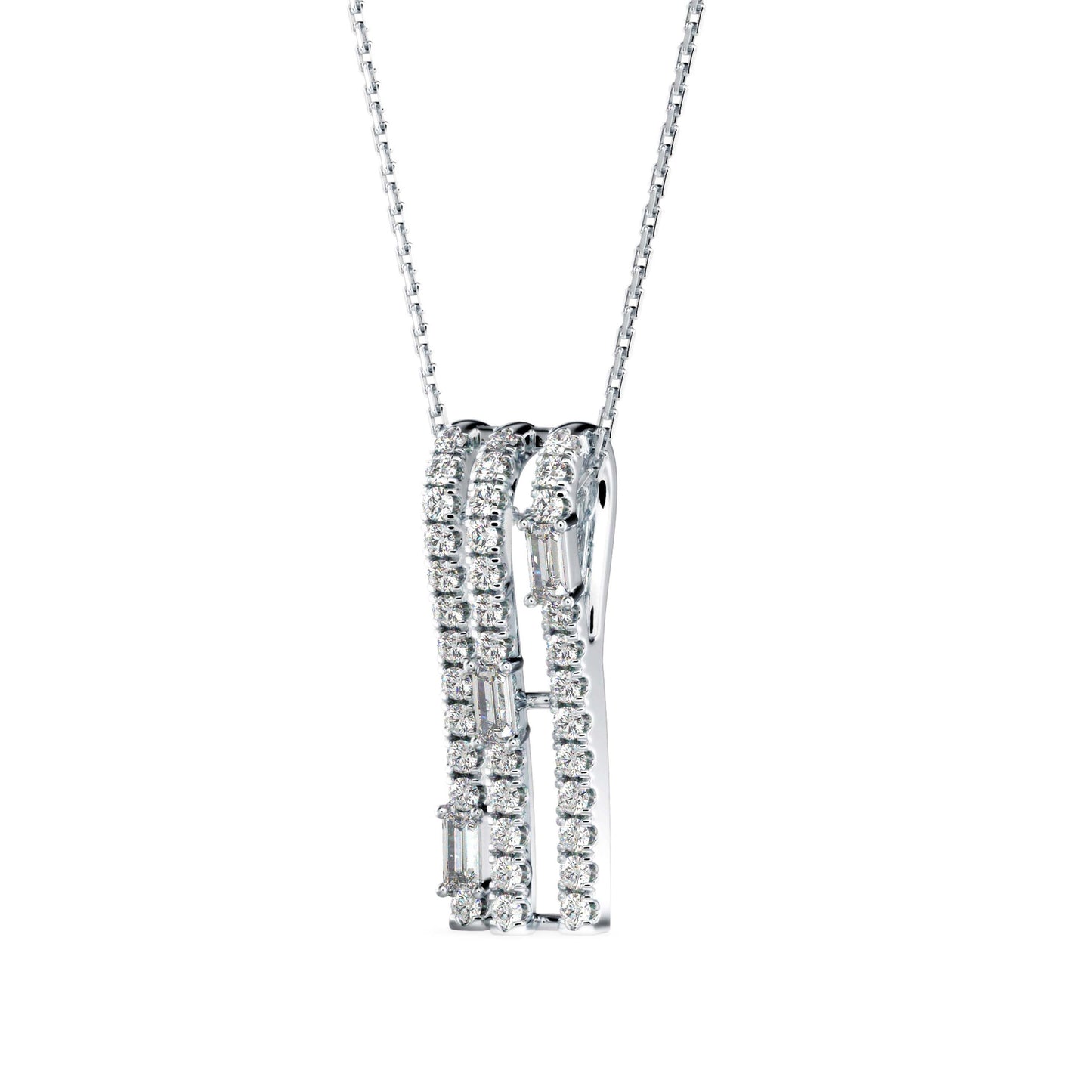 Savor Charm Diamond Pendant Platinum