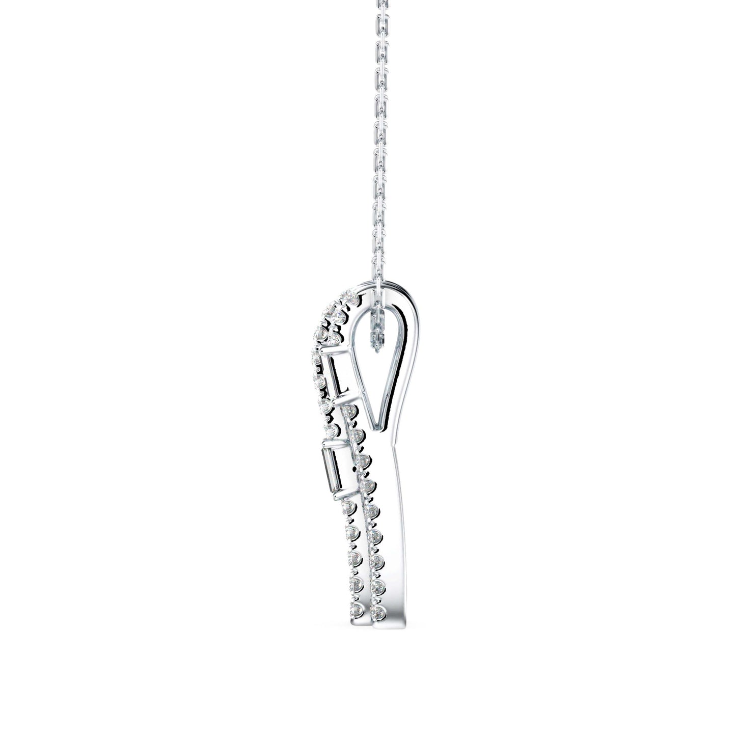 Savor Charm Diamond Pendant Platinum