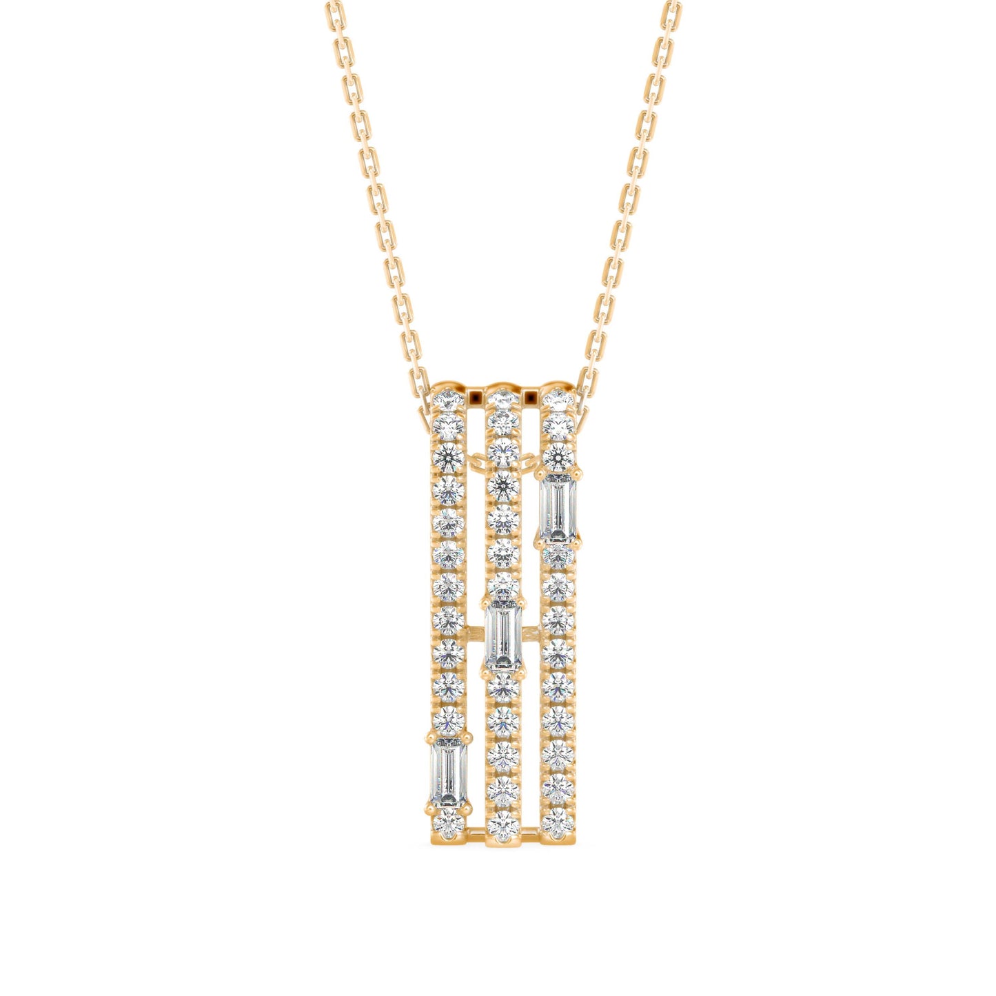 Savor Charm Diamond Pendant Yellow Gold