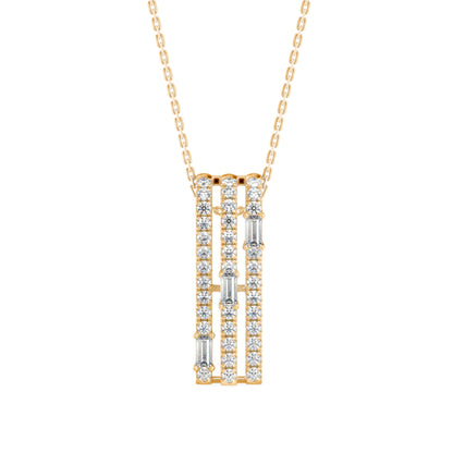 Savor Charm Diamond Pendant Yellow Gold