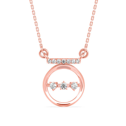 Celestial Glamour Pendant Rose Gold