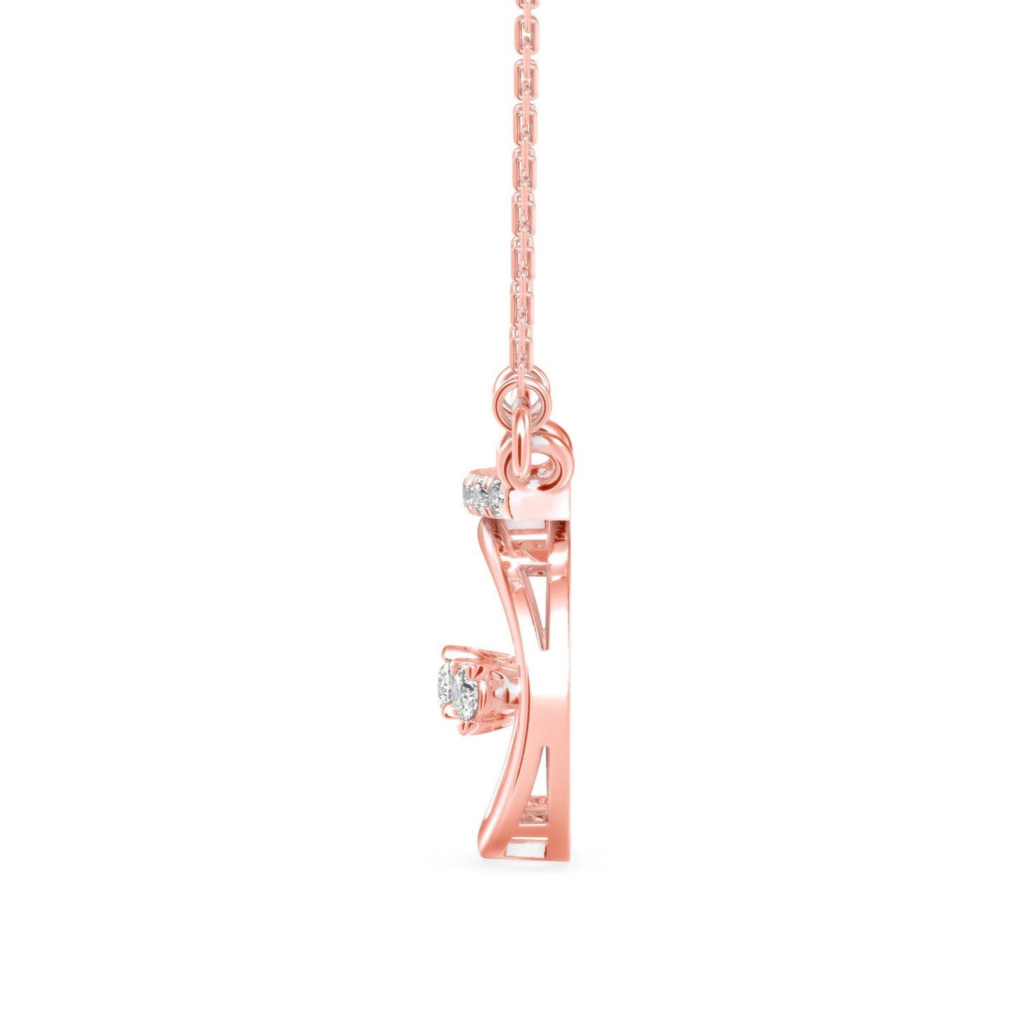 Celestial Glamour Pendant Rose Gold