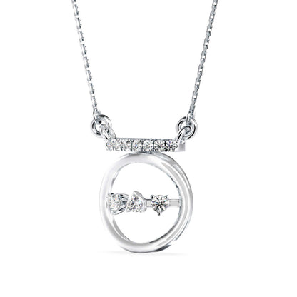 Celestial Glamour Pendant Platinum