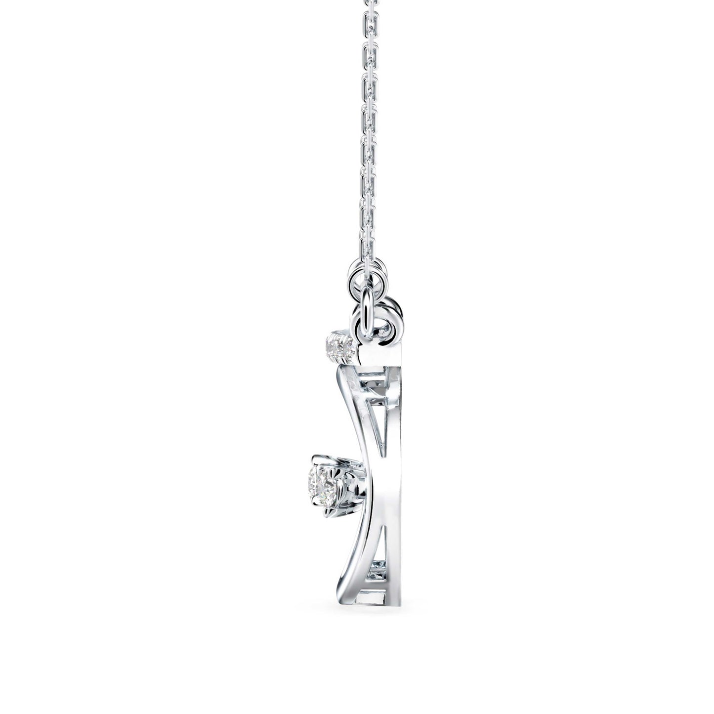 Celestial Glamour Pendant Platinum