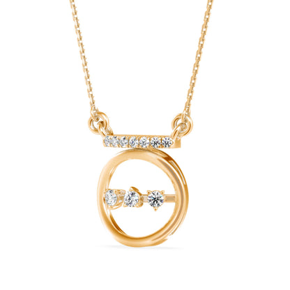 Celestial Glamour Pendant Yellow Gold