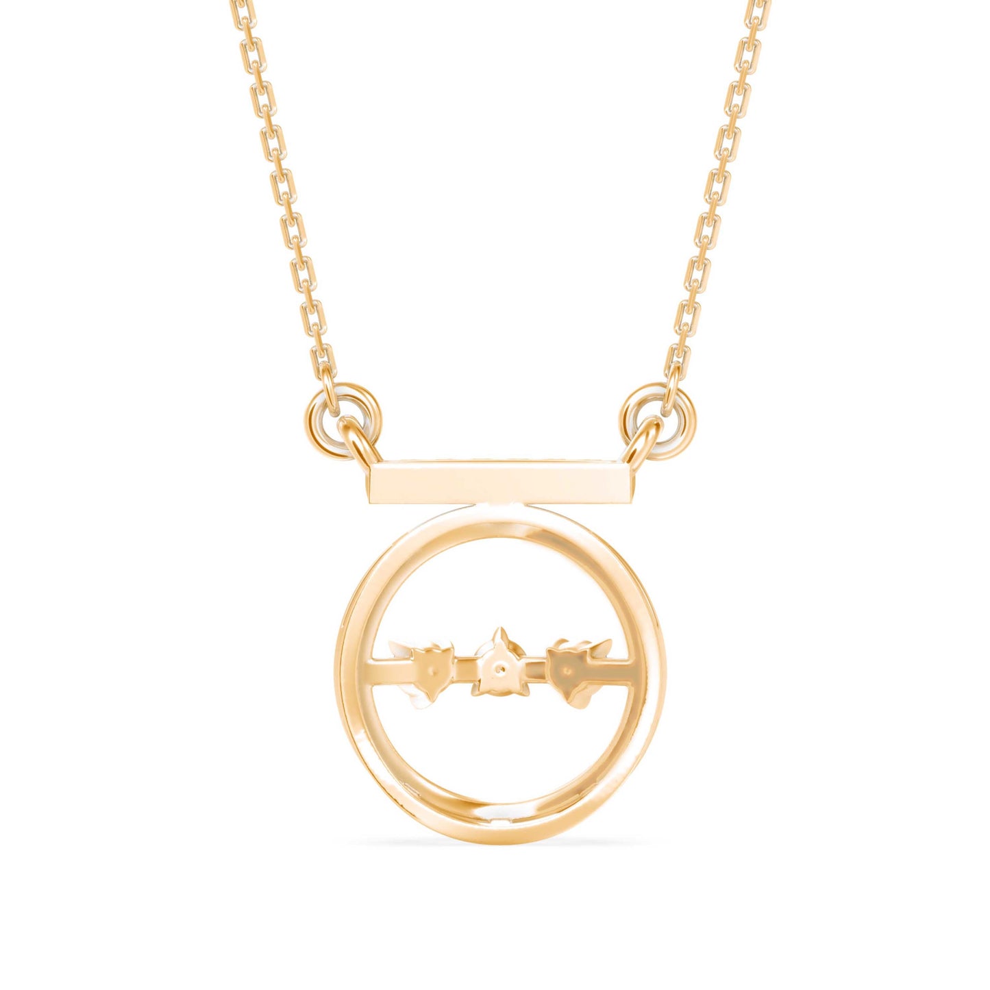 Celestial Glamour Pendant Yellow Gold