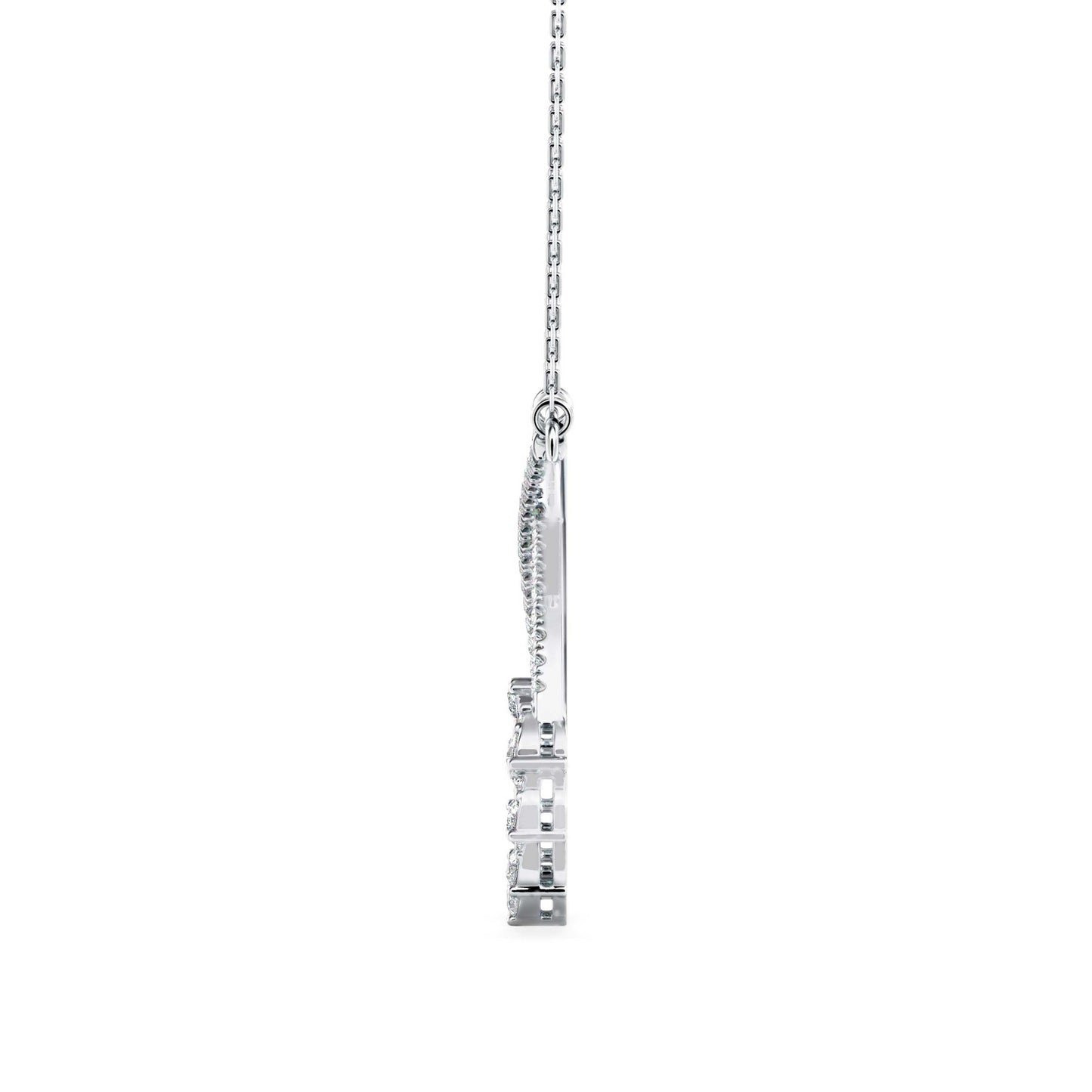 Sparkling Serenity Pendant White Gold